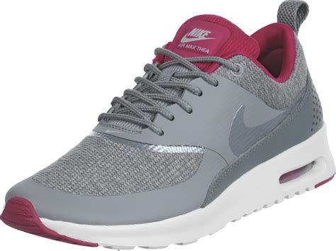 nike air max thea premium w schuhe grau pink